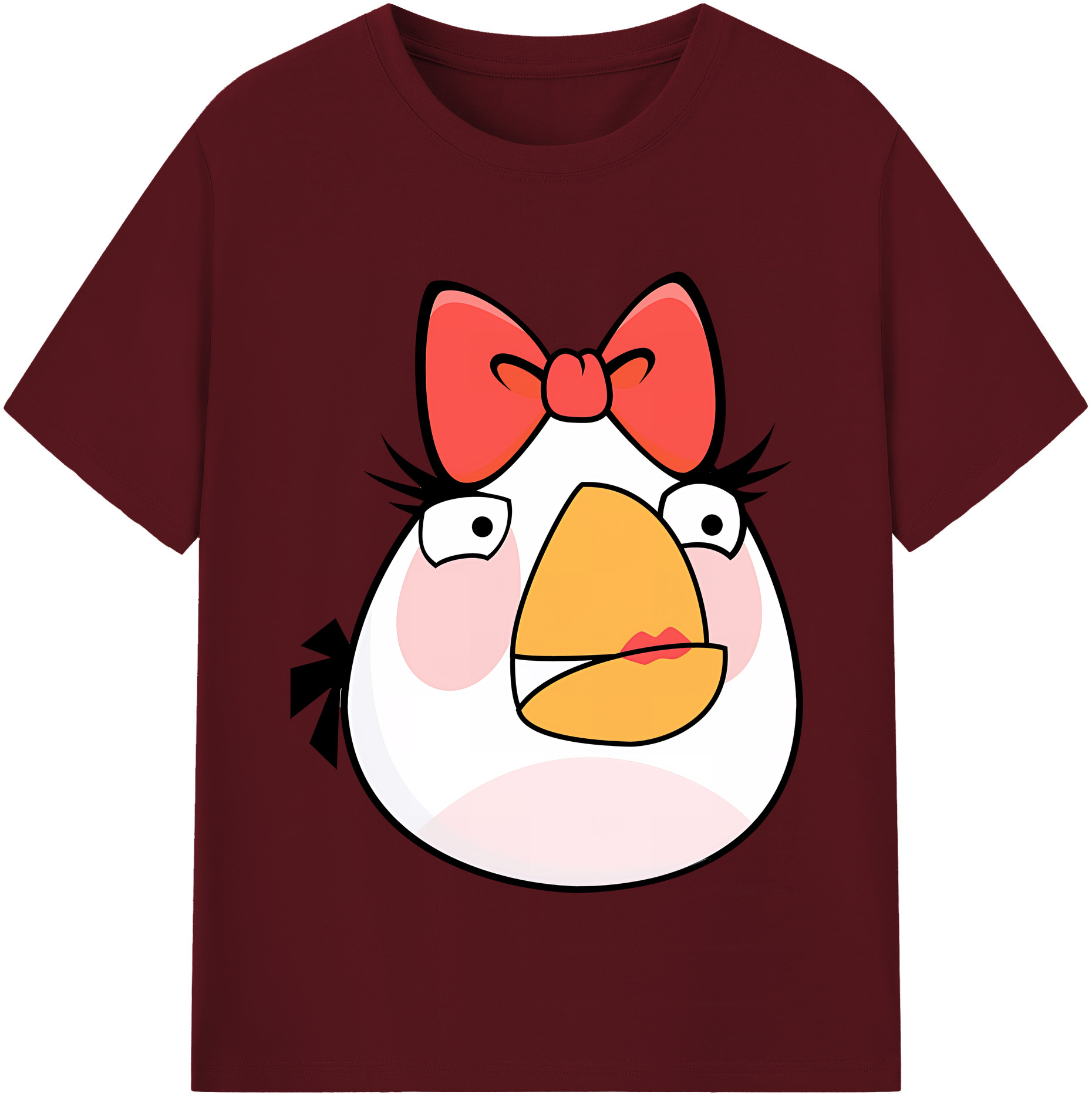 （画像用） Angry Birds アングリーバード 綿100％半袖Tシャツ（フロントプリント）